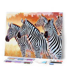 Load image into Gallery viewer, Diamond Painting - Zebra Family