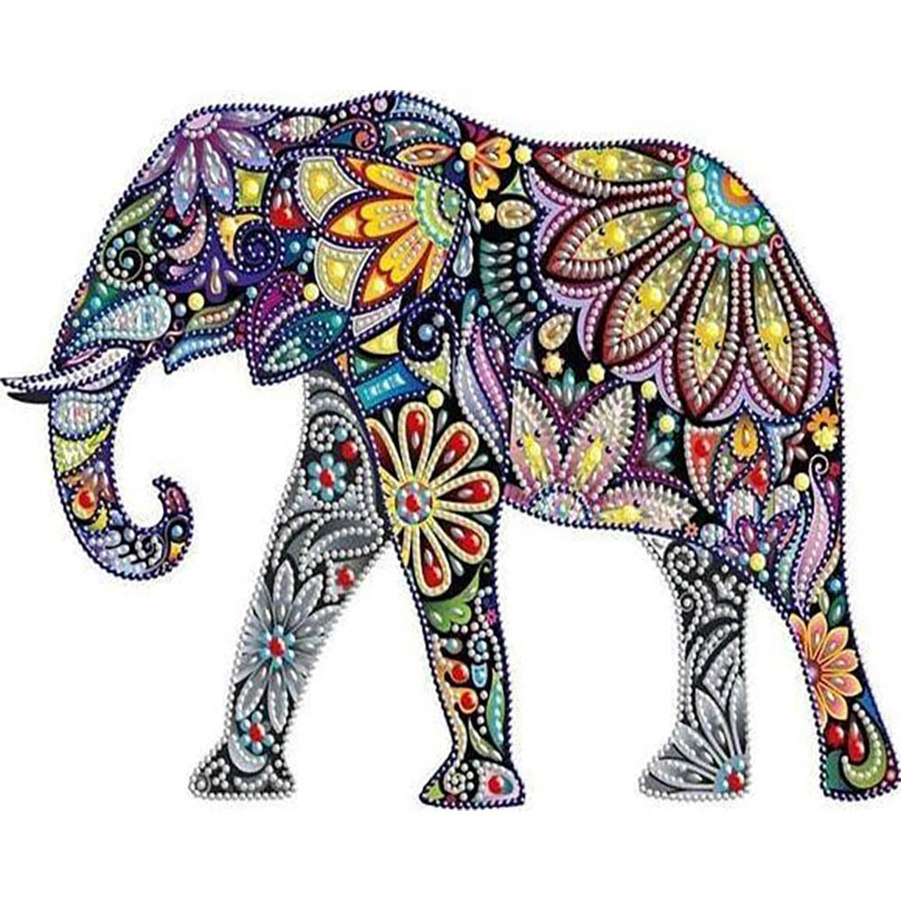 Diamond Painting - Elephant Pop