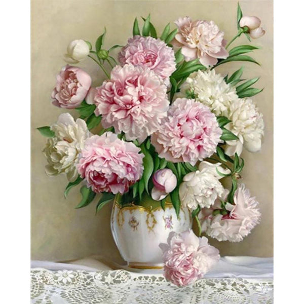 Diamond Painting - Bouquet of Peonies