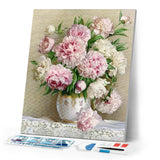 Diamond Painting | Diamond Painting - Bouquet of Peonies | Diamond Painting Flowers flowers | FiguredArt