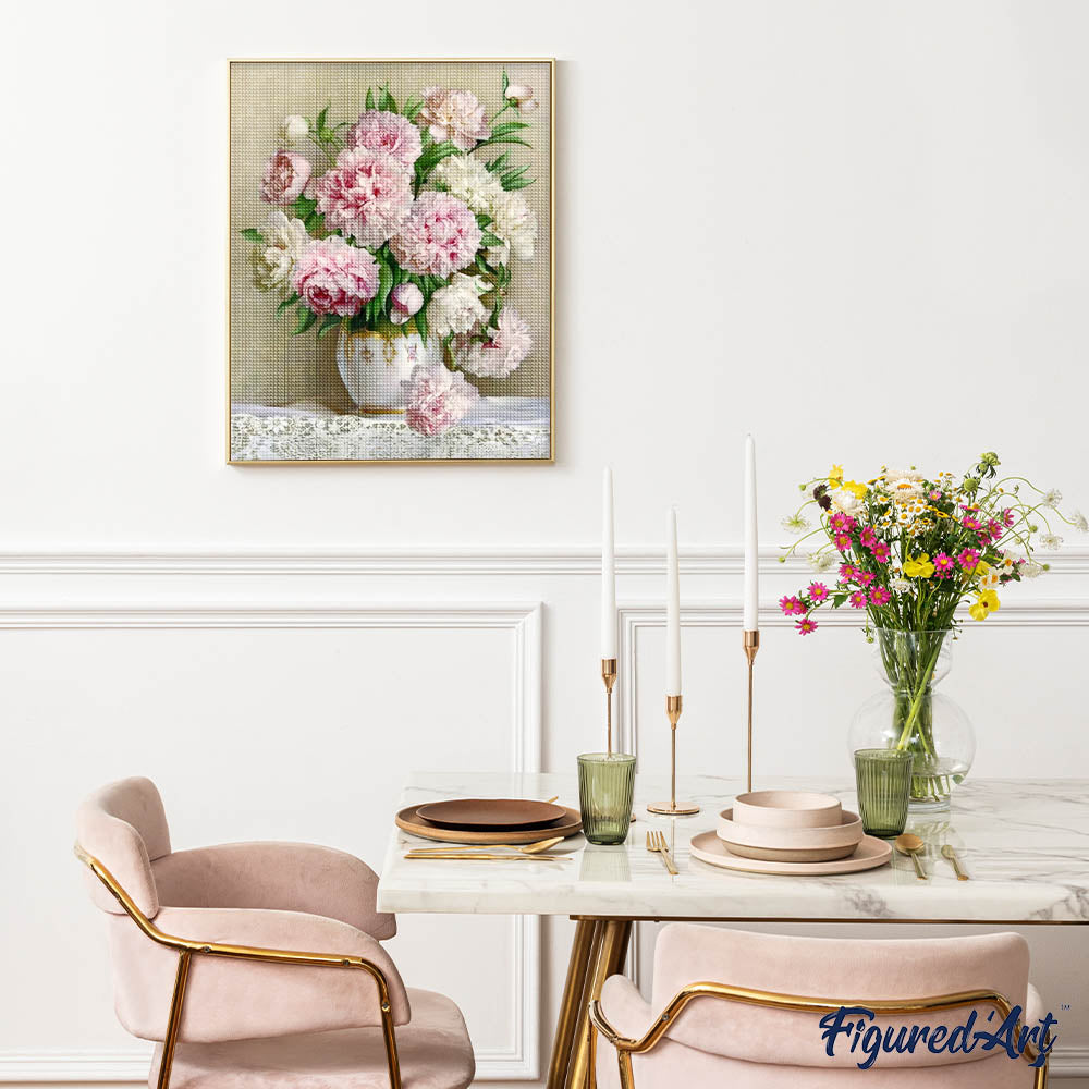 Diamond Painting - Bouquet of Peonies