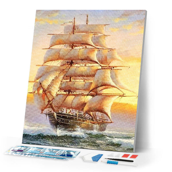 Diamond Painting | Diamond Painting - Galion | Diamond Painting Ships ships | FiguredArt