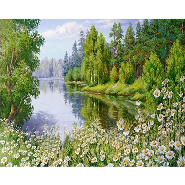 Diamond Painting - Near the Lake