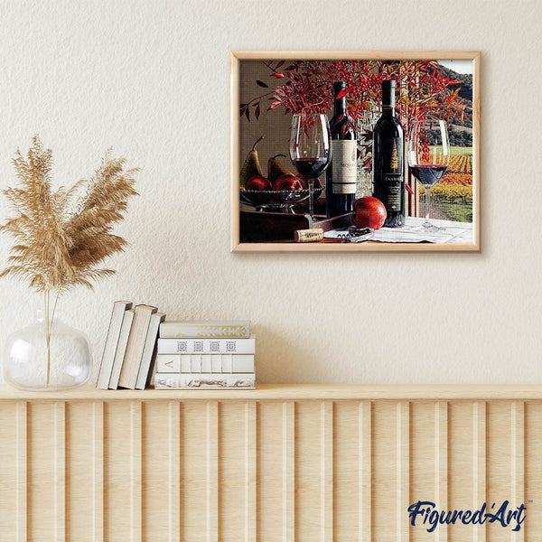 Diamond Painting - Red Wine
