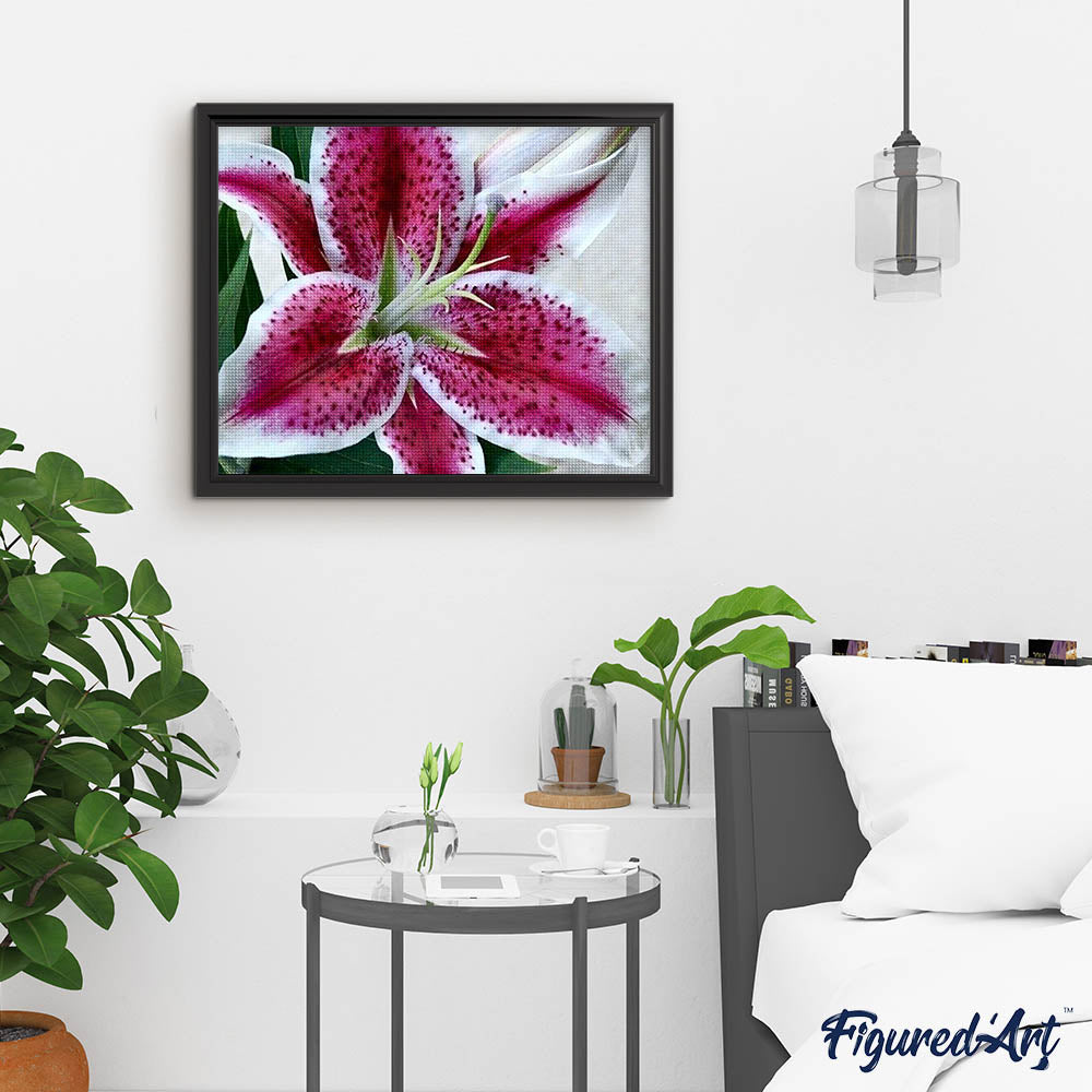 Diamond Painting - Red Lily