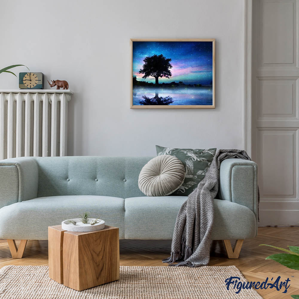 Diamond Painting - Tree in the Night