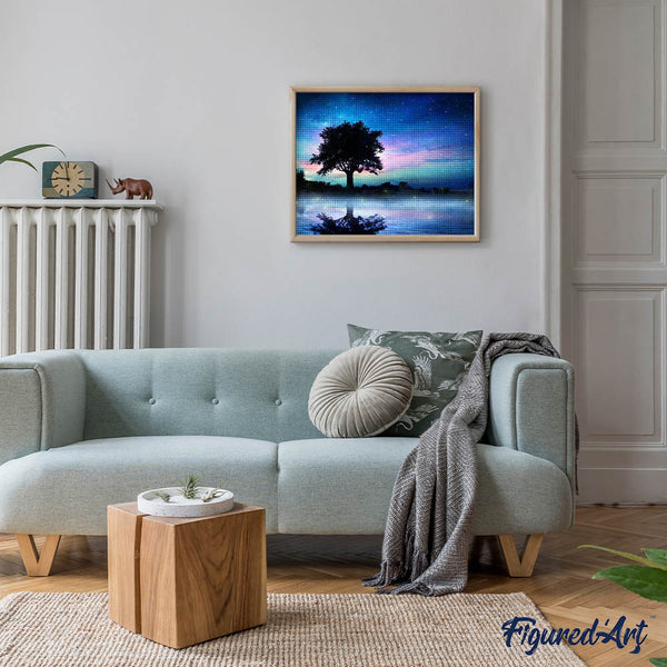 Diamond Painting - Tree in the Night