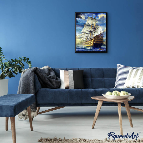 Diamond Painting - Large Galion