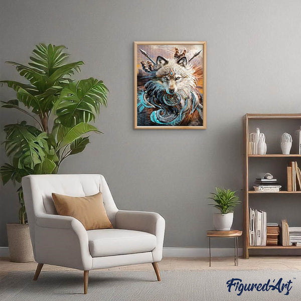 Diamond Painting - Wolf Fighter