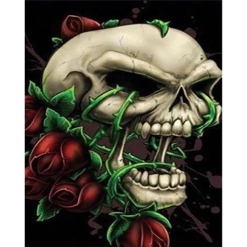 Diamond Painting - Scary Skull