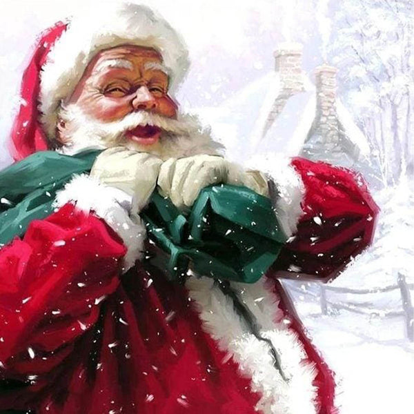 Diamond Painting - Santa's happy day