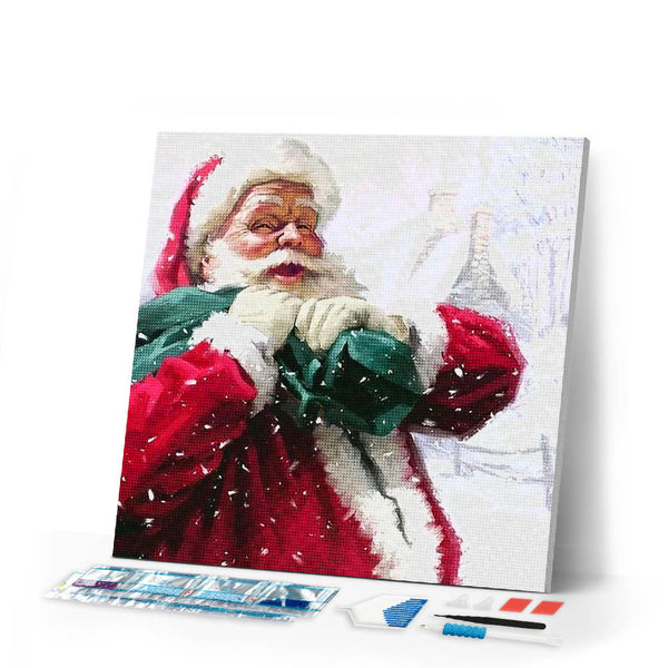 Diamond Painting | Diamond Painting - Santas happy day | christmas Diamond Painting Religion religion | FiguredArt