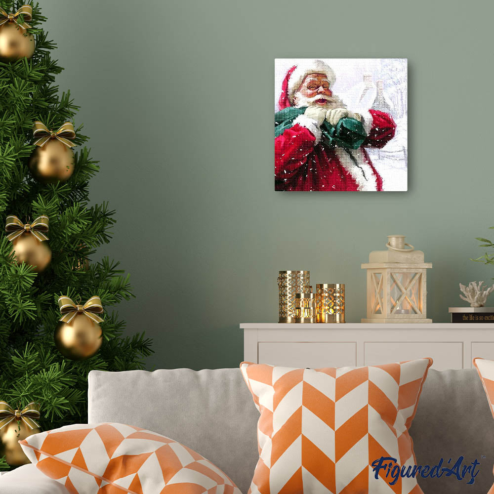 Diamond Painting - Santa's happy day