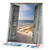 Diamond Painting | Diamond Painting - Gateway to the Beach | Diamond Painting Landscapes landscapes | FiguredArt