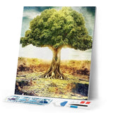 Diamond Painting | Diamond Painting - Majestic tree | Diamond Painting Landscapes landscapes trees | FiguredArt
