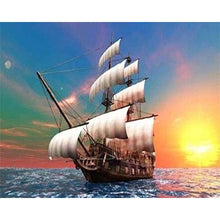Load image into Gallery viewer, Diamond Painting - Sailboat at Daybreak