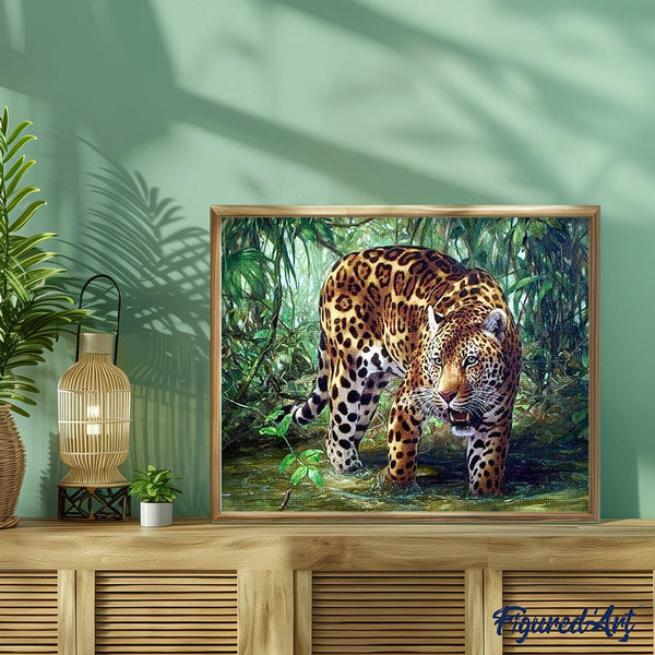 Diamond Painting - Leopard in the Jungle