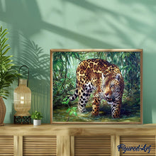 Load image into Gallery viewer, Diamond Painting - Leopard in the Jungle