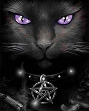 Load image into Gallery viewer, Diamond Painting | Diamond Painting - Cat with violet eyes | animals cats Diamond Painting Animals | FiguredArt