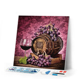 Diamond Painting | Diamond Painting - Keg Wine | Diamond Painting kitchen kitchen | FiguredArt