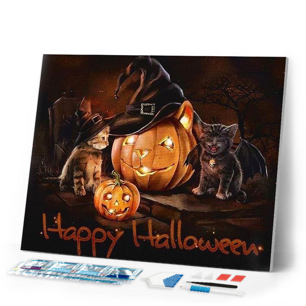 Diamond Painting | Diamond Painting - Happy Halloween | Diamond Painting Religion halloween religion | FiguredArt