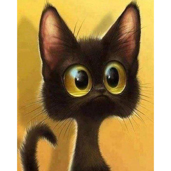 Diamond Painting - Surprised Cat