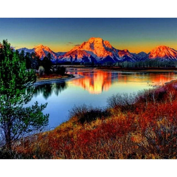Diamond Painting - Mountain Lake