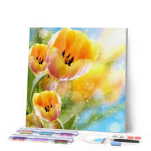 Load image into Gallery viewer, Diamond Painting - Yellow tulips