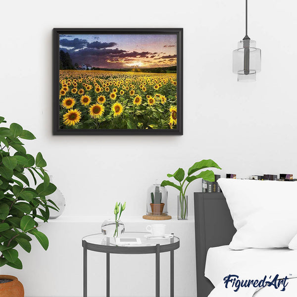 Diamond Painting - Sunflower Field