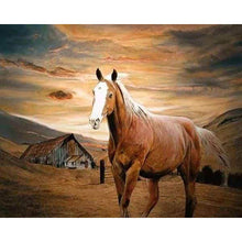 Load image into Gallery viewer, Diamond Painting - Horse at Dusk