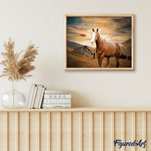 Load image into Gallery viewer, Diamond Painting - Horse at Dusk