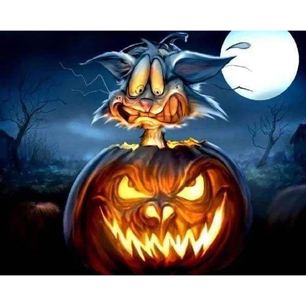 Diamond Painting - Halloween Pumpkin