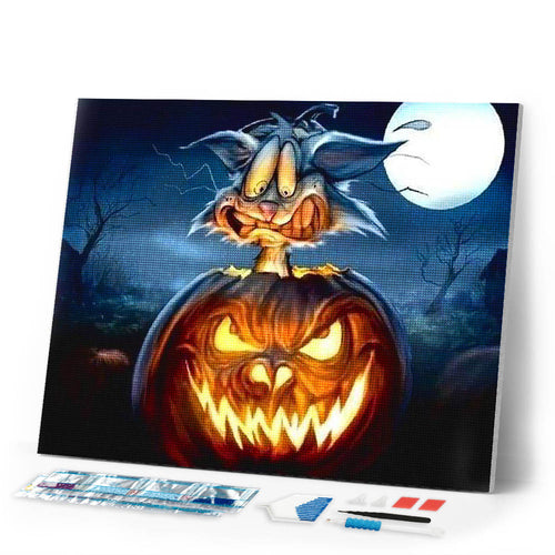 Diamond Painting | Diamond Painting - Halloween Pumpkin | Diamond Painting Other halloween other | FiguredArt