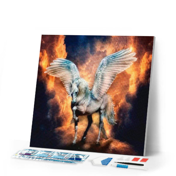 Diamond Painting | Diamond Painting - Flying Horse | animals Diamond Painting Animals horses | FiguredArt
