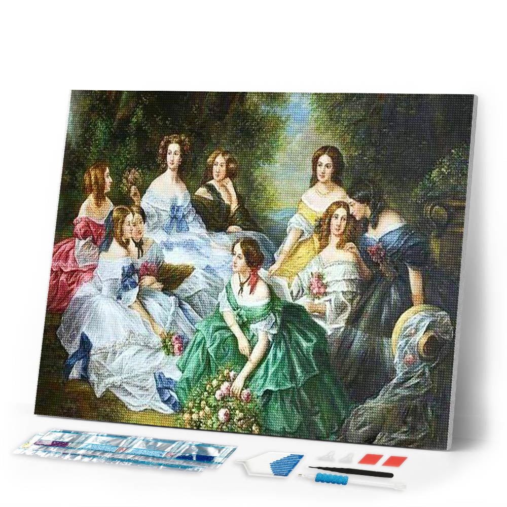 Diamond Painting | Diamond Painting - Luncheon Time | Diamond Painting Romance romance | FiguredArt