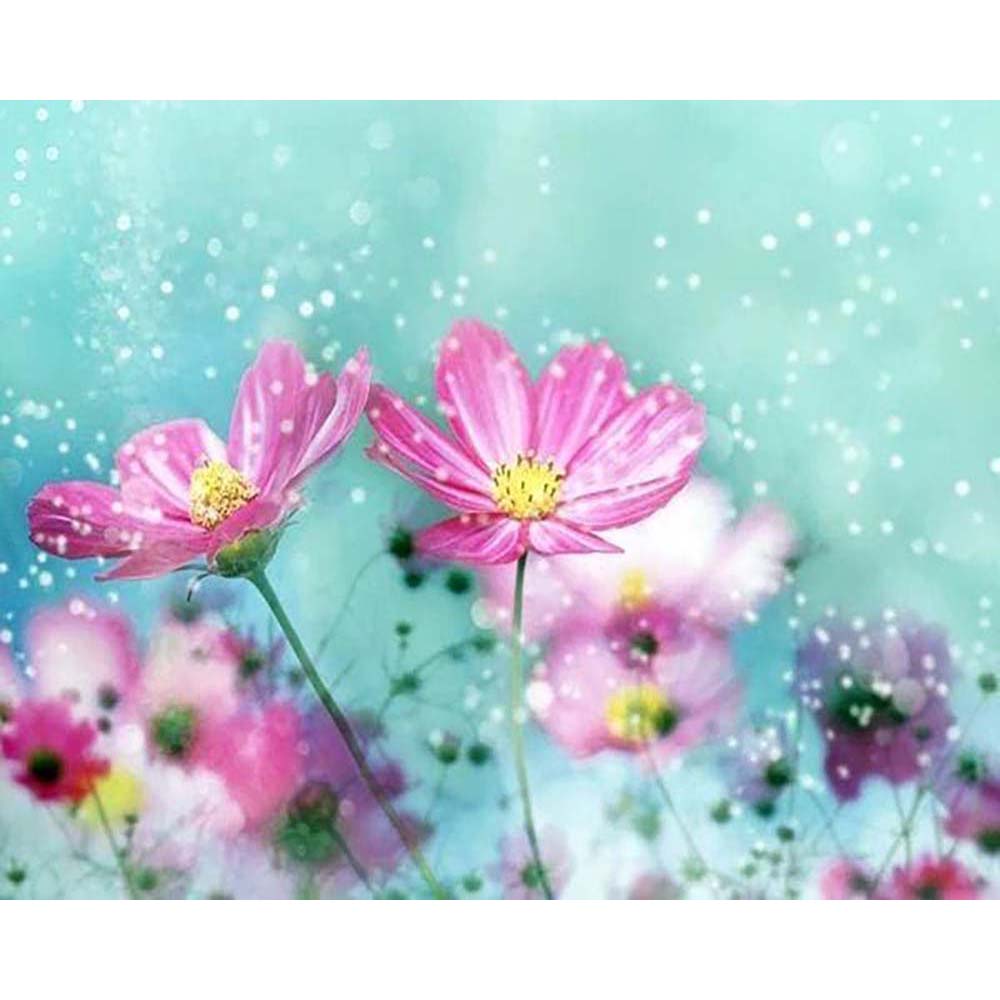 Diamond Painting - Flowers and Flakes