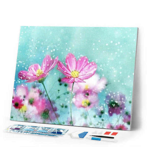Diamond Painting | Diamond Painting - Flowers and Flakes | Diamond Painting Flowers flowers | FiguredArt