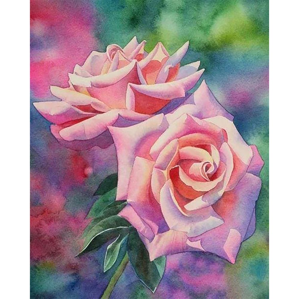 Diamond Painting - Blooming roses