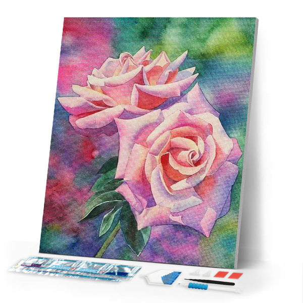 Diamond Painting | Diamond Painting - Blooming roses | Diamond Painting Flowers flowers | FiguredArt