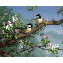Load image into Gallery viewer, Diamond Painting - Birds on a flowering branch