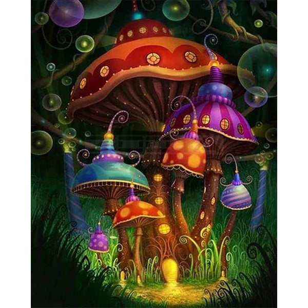 Diamond Painting - Magical Mushrooms