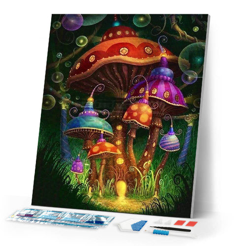 Diamond Painting | Diamond Painting - Magical Mushrooms | Diamond Painting Other other | FiguredArt