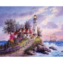 Load image into Gallery viewer, Diamond Painting - Lighthouse on the Peninsula