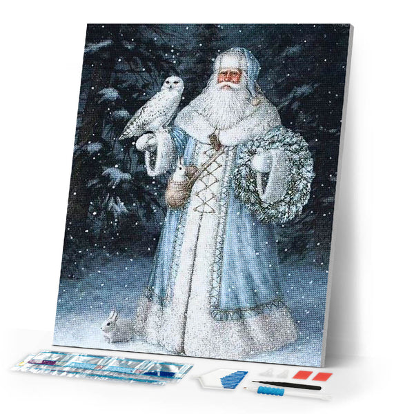 Diamond Painting | Diamond Painting - King and Owl | animals Diamond Painting Animals owls | FiguredArt