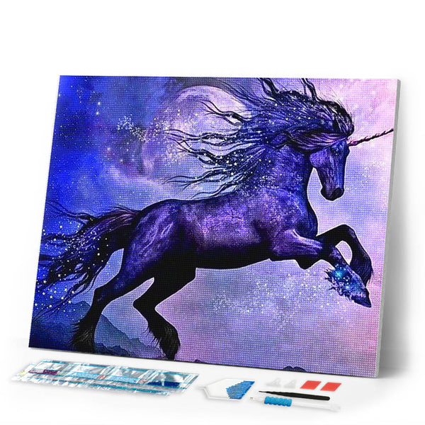 Diamond Painting | Diamond Painting - Sparkling Unicorn | animals Diamond Painting Animals unicorns | FiguredArt