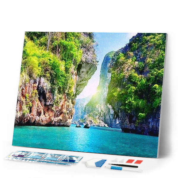 Diamond Painting | Diamond Painting - This is Paradise | Diamond Painting Landscapes landscapes | FiguredArt