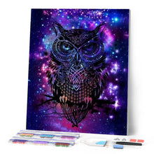 Load image into Gallery viewer, Diamond Painting - Owl in the Night