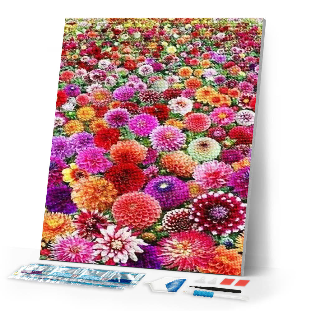 Diamond Painting | Diamond Painting - Flower Field | Diamond Painting Flowers flowers | FiguredArt