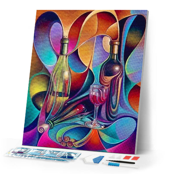 Diamond Painting | Diamond Painting - Artistic Bottles | Diamond Painting kitchen kitchen | FiguredArt