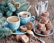 Load image into Gallery viewer, Diamond Painting | Diamond Painting - Coffee and shortbread cookies | Diamond Painting kitchen kitchen | FiguredArt